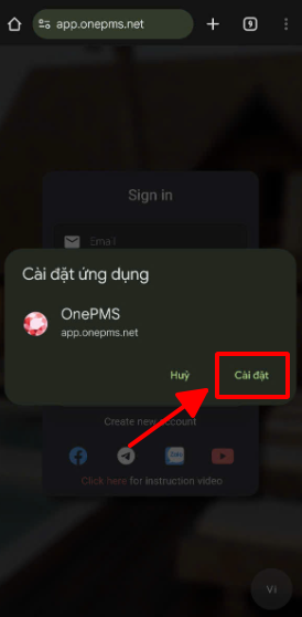 Cài đặt OnePMS