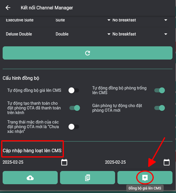 OnePMS kết nối 2 chiều với Channel Manager