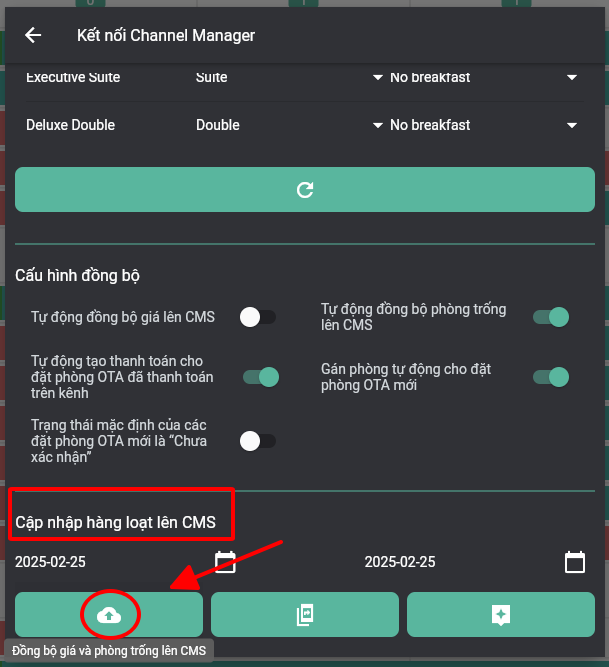 OnePMS kết nối 2 chiều với Channel Manager