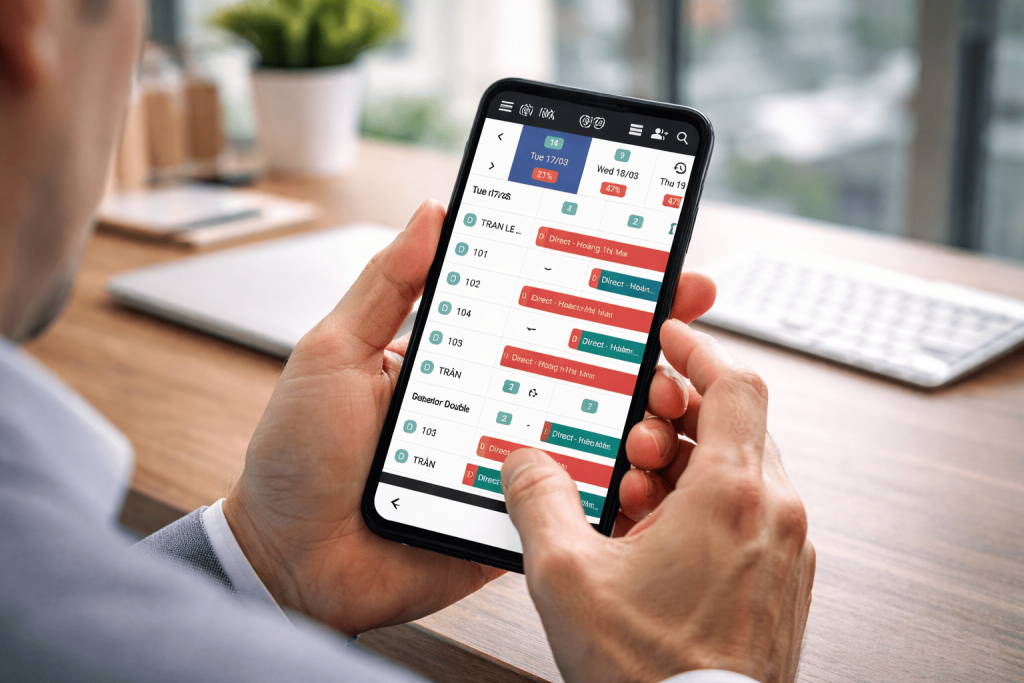 Quản lý khách sạn trên điện thoại mọi lúc mọi nơi