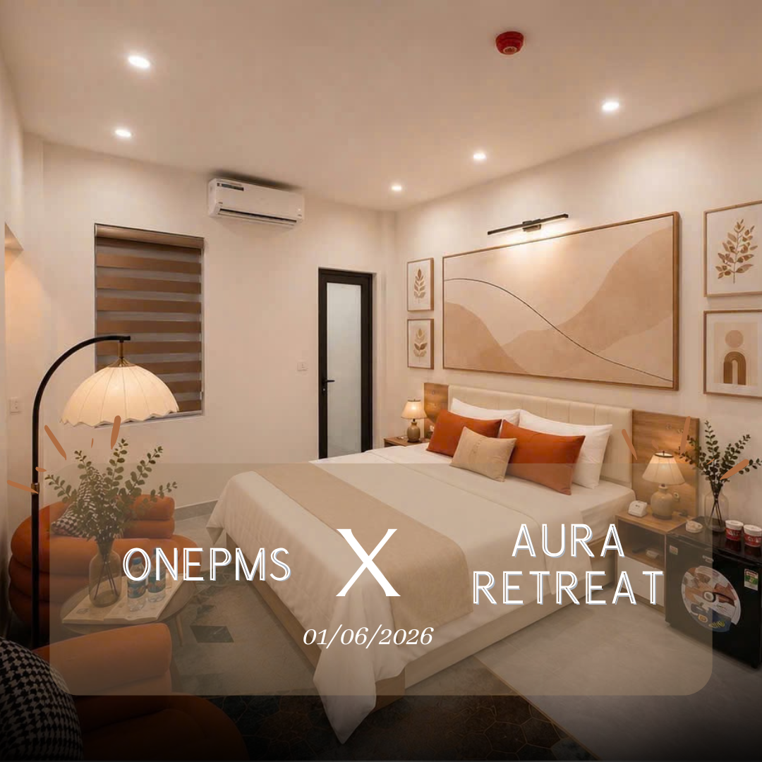 OnePMS X Aura Retreat Boutique Hotel Hanoi