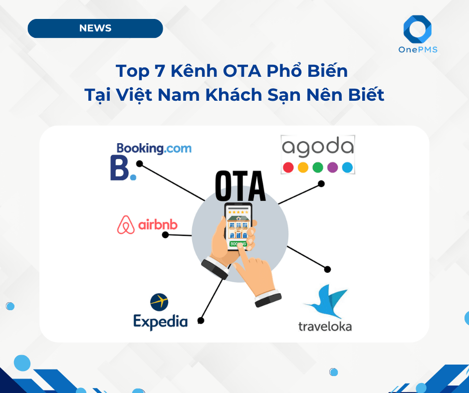 top các kênh OTA phổ biến