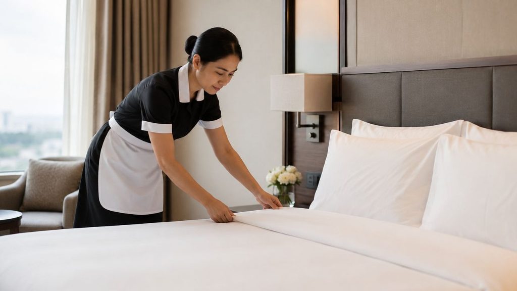 các bước kiểm tra phòng khách sạn