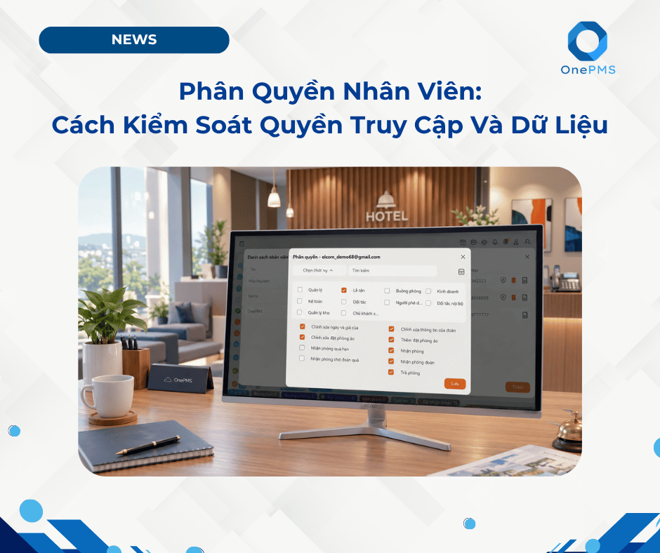 phân quyền nhân viên onepms