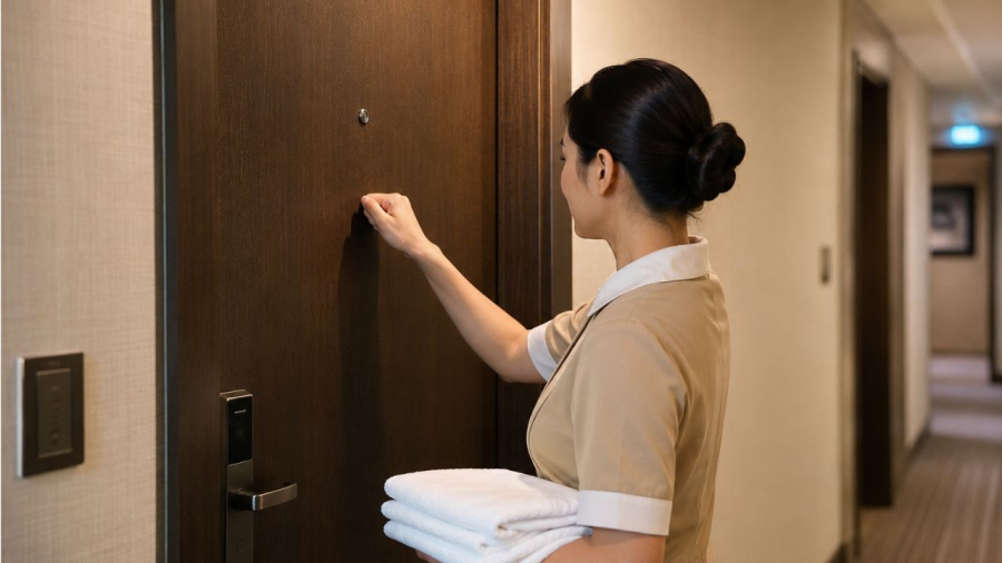 dọn phòng khách sạn
